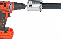 Использование устройства для снятия оксидного слоя с полиэтиленовых труб Gas Fusion УСО-180