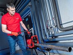 Применение гидравлического желобонакатчика Voll V-Groover 6